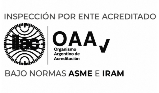 Inspección por ente acreditado en OAA bajo normas ASME e IRAM